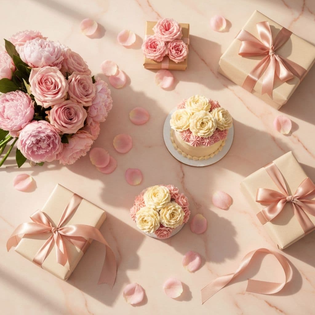 Flowers, cakes, and curated gifts by Gifted by Zara
